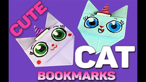 Origami Cat Bookmark Tutorial