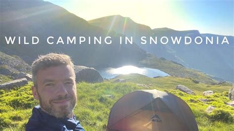 WILD CAMPING In SNOWDONIA / Camping in between Glyder Fach & Tryfan ...