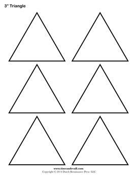 Free Triangle Template - FREE PRINTABLE TEMPLATES