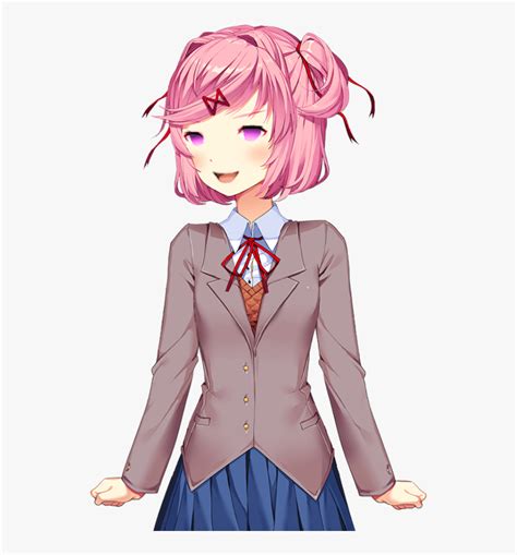 Natsuki Ddlc Sprites, HD Png Download , Transparent Png Image - PNGitem