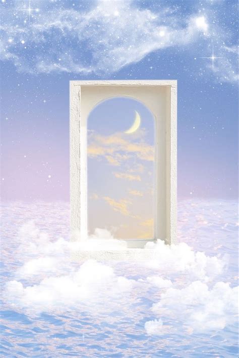 Wallpaper with clouds and moon 🌙 | Poster background design, Dreamy art ...