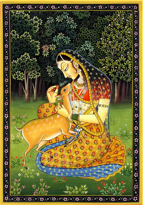 45 Beautiful Rajasthani Paintings - Traditional Indian Rajput Paintings - part 2