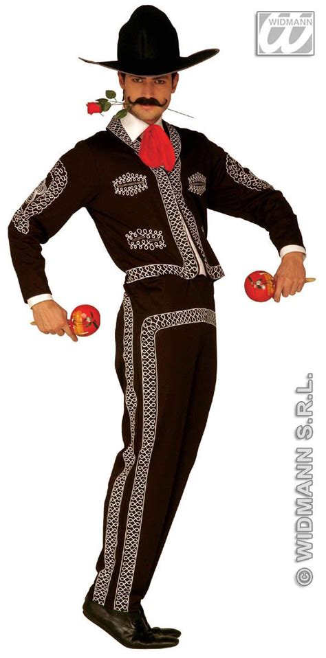 Details about Mens Mexican El Mariachi Desperado Costume Dancer 3 ...