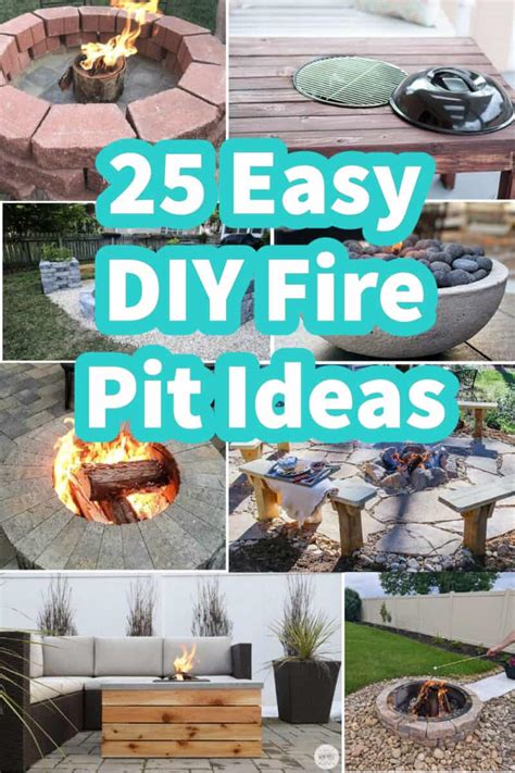 25 Easy DIY Fire Pit Ideas For Your Yard - Anika's DIY Life