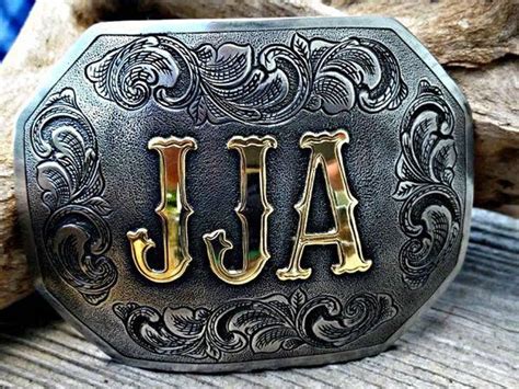 Custom Men's Western Belt Buckle, Personalized #MensFashionStyle | Western belt buckles, Belt ...