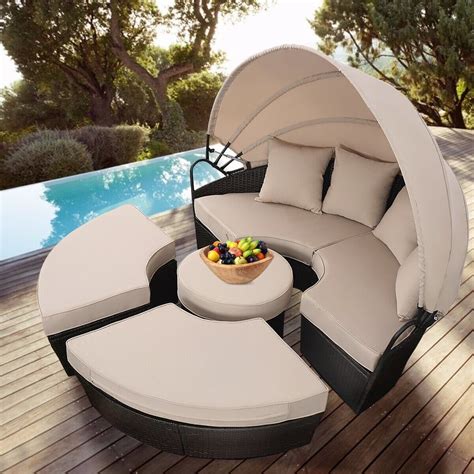 Round Patio Daybed Cover - patioset.one