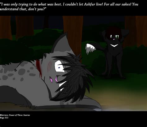 Ashfur's Death Scene by FearMyClawz on DeviantArt