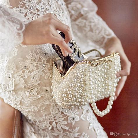Stunning Bridal Hand Bags Pearls Wedding Accessories Bridal Handbags Designer Handbags Bags From ...