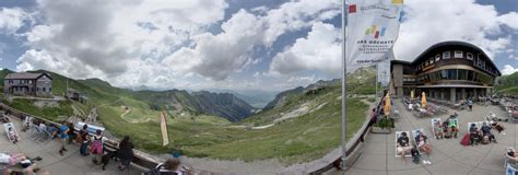 Terrace at Nebelhorn mountain station 360 Panorama | 360Cities