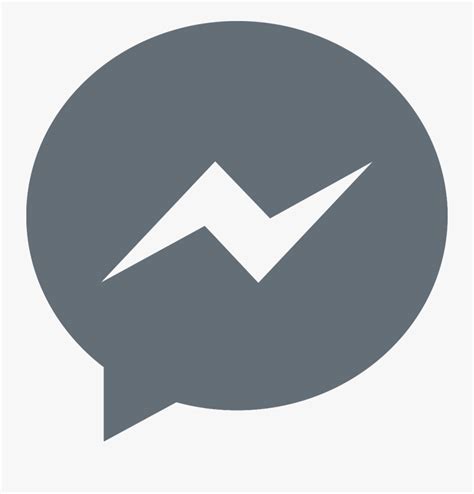 Facebook Messenger Symbol , Free Transparent Clipart - ClipartKey