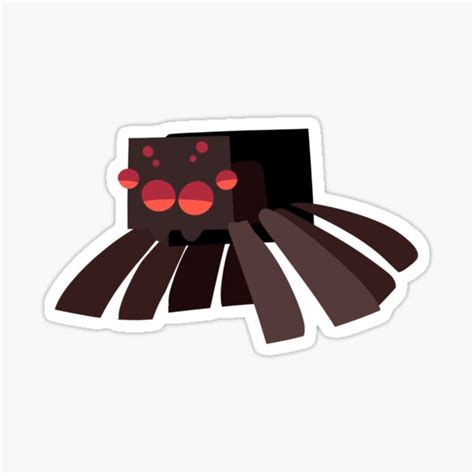 "Minecraft Spider Sticker" Sticker for Sale by jeffthekinner | Redbubble