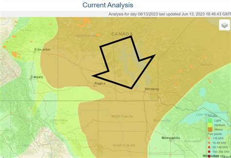Trending News 542ig2: Canadian Wildfires Smoke Map