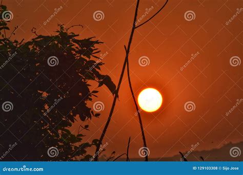 Rising Sun stock photo. Image of india, rising, rasayani - 129103308