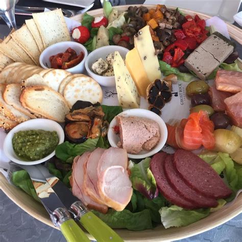 Delicious Tasmanian Food Platter at Ghost Rock Vineyard