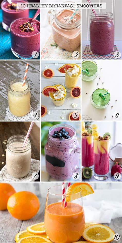 Easy Breakfast Smoothies {the whole family will love!} | Healthy breakfast smoothies, Breakfast ...