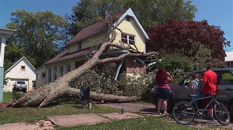 Severe storms leave behind major damage in Northeast Ohio - YouTube