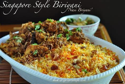 Singapore Nasi Briyani - A 'Fusion' Biriyani