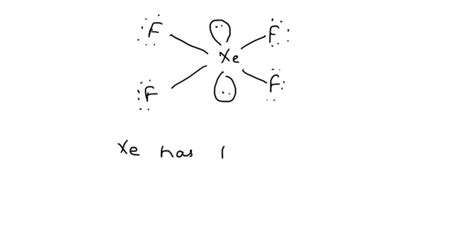 SOLVED: Draw the correct Lewis structure for xenon tetrafluoride ...