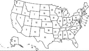 numbered us map united states quiz new blank with blank - numbered us map united states quiz new ...
