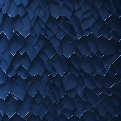 Premium Photo | Blue wallpaper with a pattern of triangles