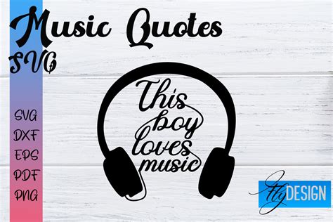 Music Quotes SVG | Funny Music Sayings By Fly Design | TheHungryJPEG