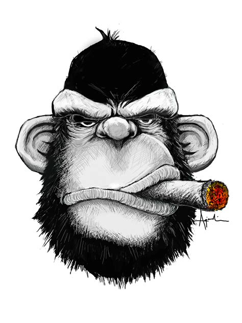 Cigar Monkey on Behance