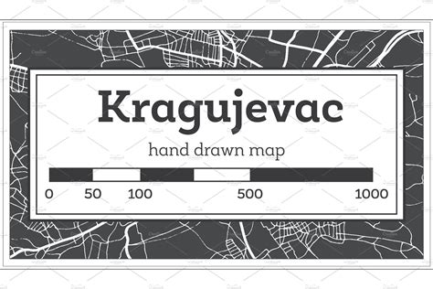 Kragujevac Serbia City Map | Creative Market