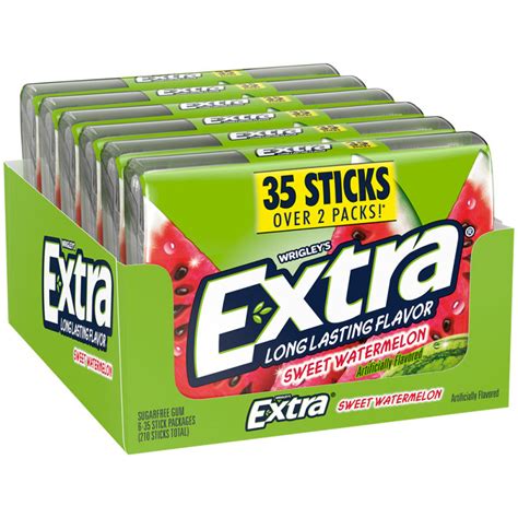 Extra Gum Watermelon 6 Count Mega Pack