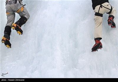 Photos: Ice-Climbing near Iranian Capital City - Photo news - Tasnim News Agency