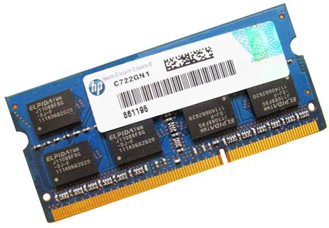 Laptops - 204-Pin SODIMM: HP 575480-001 - 4GB 1333Mhz PC3-10600S DDR3 ...