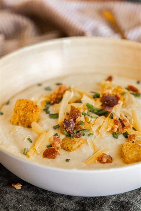 Creamy Cauliflower and Cheddar Soup - Twelve On Main