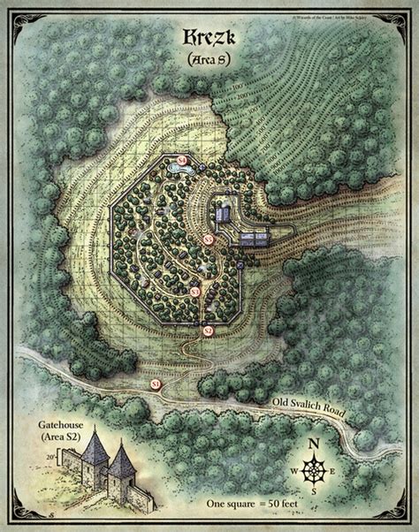 Mike Schley | All Individual Maps | Curse of Strahd; Krezk (Digital DM ...