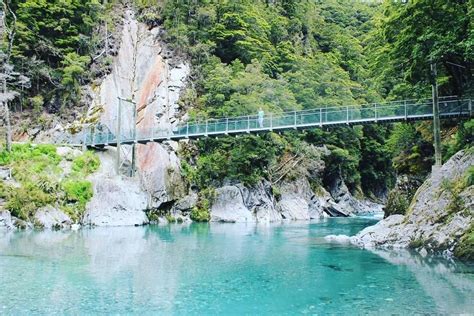 BEST BRIDGES OF NEW ZEALAND. Bridge across the Blue Pools in Haast | New zealand, Landscape, Bridge