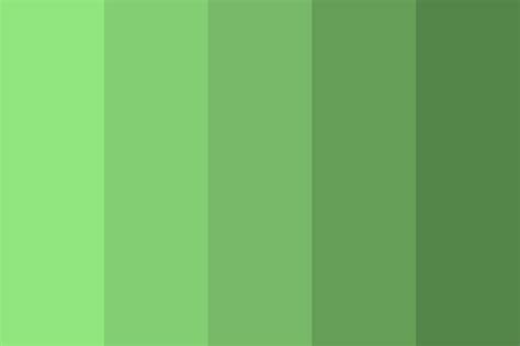 Aesthetic Green Color Palette