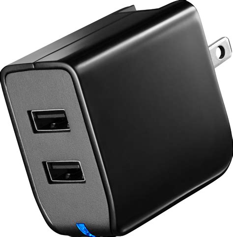Best Buy: Insignia™ 2-Port USB Wall Charger Black NS-MAC2U2N