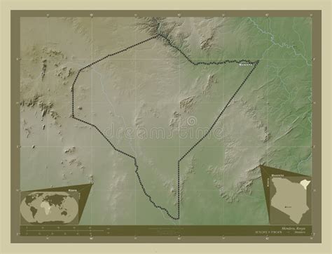 Mandera, Kenya. Wiki. Labelled Points of Cities Stock Illustration ...