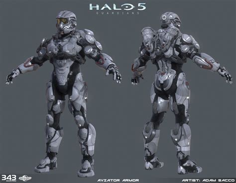 ArtStation - Halo 5 - Aviator Spartan Armor, Adam Sacco | Halo armor ...