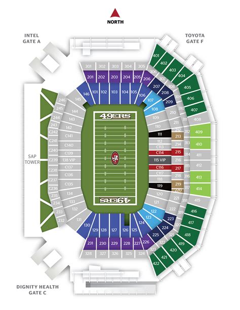 Levi's Stadium Seating Chart