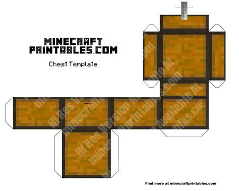 Minecraft Chest Template