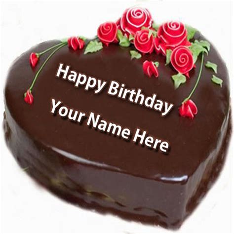 Write Name on Happy Birthday Cake and Send on Whatsapp