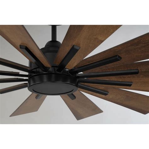 60'' Clayton 12 - Blade LED Windmill Ceiling Fan with Remote Control ...