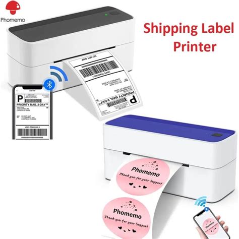 Phomemo PM241-BT Bluetooth Thermal Adress Label Printer Wireless Shipping Label Printer Used For ...