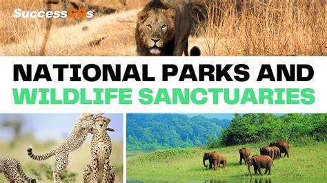 Major National Parks and Wildlife Sanctuaries | National Park and ...