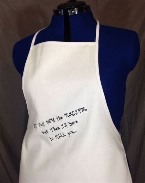 Funny Apron - I'd Tell You The Recipe, But I'd Have To Kill You by ...