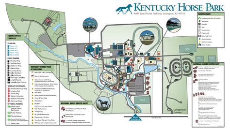 Kentucky Horse Park Map and Brochure (2023) | ThemeParkBrochures.net