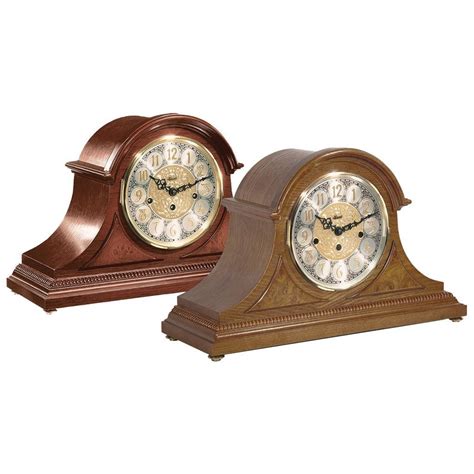 Classic Mantel Clocks - Hermle AMELIA Mechanical Mantel Clock 21130I90340, Light Oak