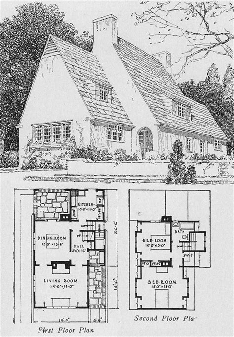 Traditional English Cottage Floor Plans - floorplans.click