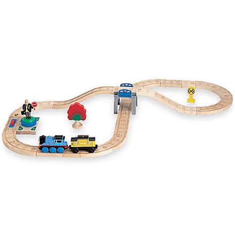 Thomas And Friends® Wooden Railway Battery-Powered Sir Topham Hatt Figure-8 Track Set - Bed Bath ...