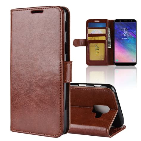 A6 (2018) Case for Samsung Galaxy A6 Cases Wallet Card Stent Book Style ...