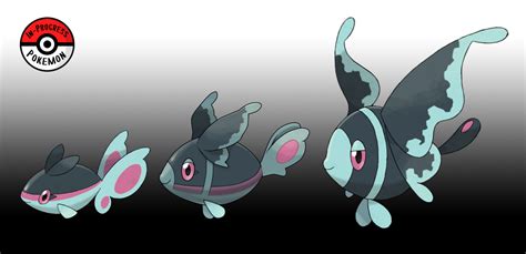 In-Progress Pokemon Evolutions | #456.5 - The pink line running down Finneon’s side...